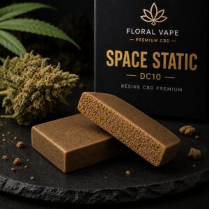 SPACE STATIC  DC10 Résine CBD premium au profil intense