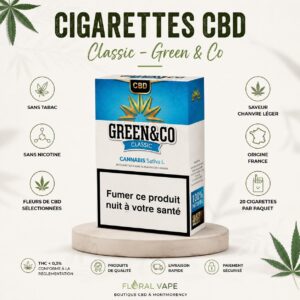 Cigarettes CBD Classic – Green & Co