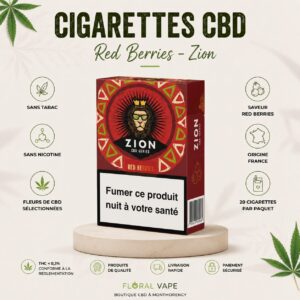 Cigarettes CBD Red Berries – Zion